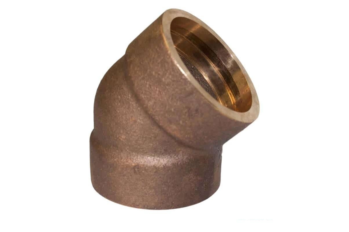 45 Degree Bronze Elbow for Silver Brazing Manufacturer